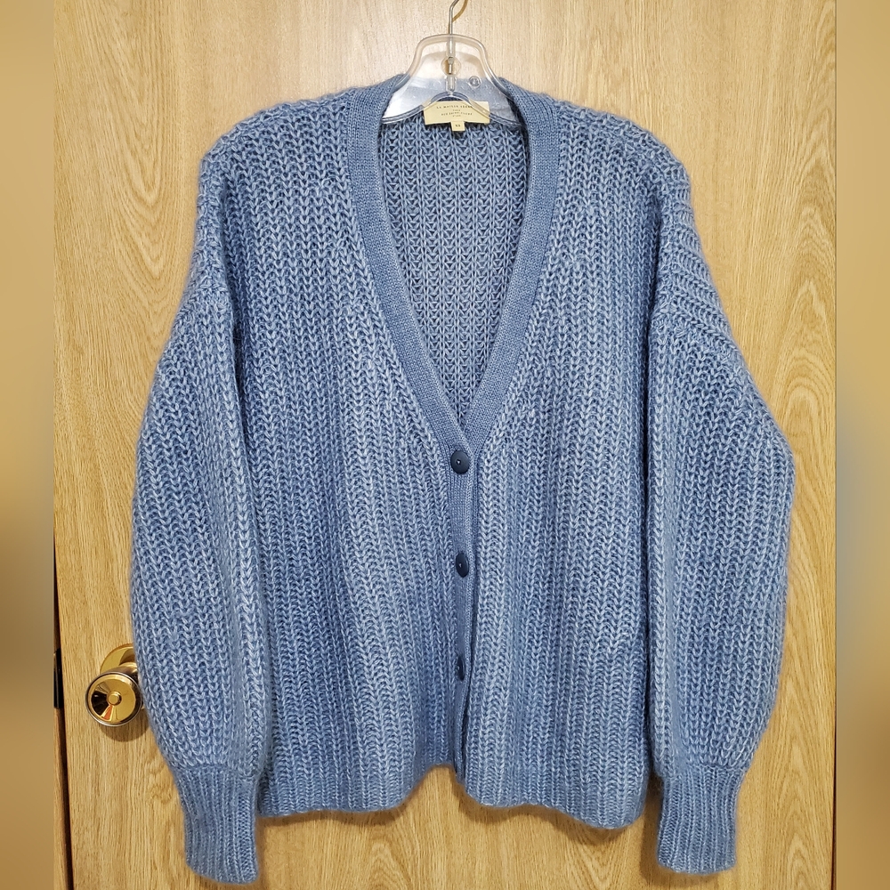 Sezane Achille Sweater Jumper Mohair Wool Blend XS